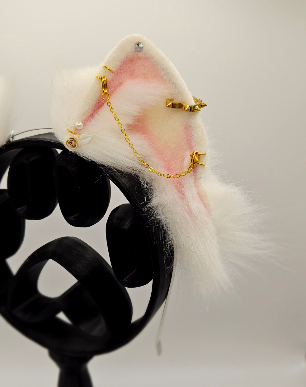 🌹✨ Golden Rose Kitten Ears ✨🌹