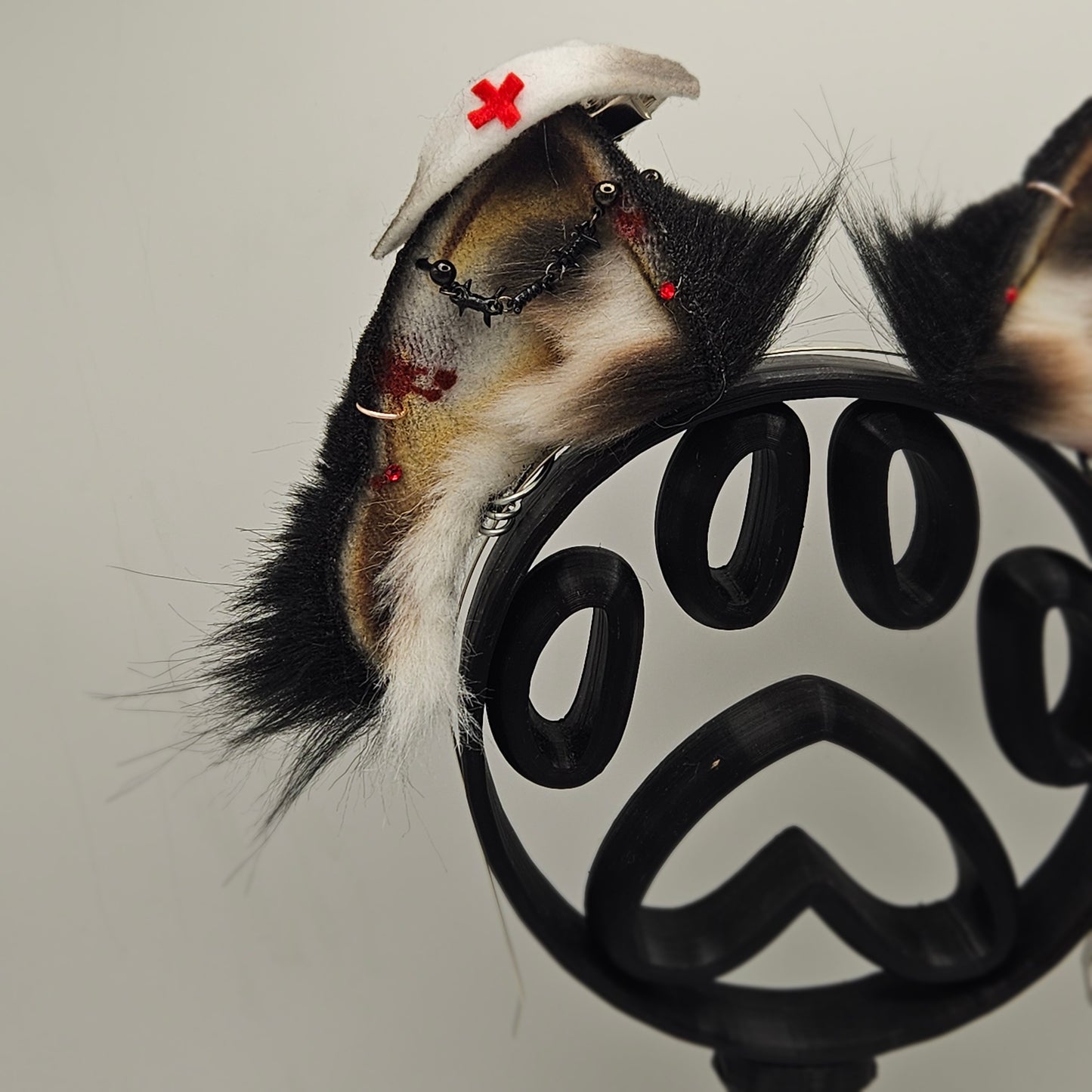 🔗🩸Kitten Silent Hill Nurse Ears🩸🔗