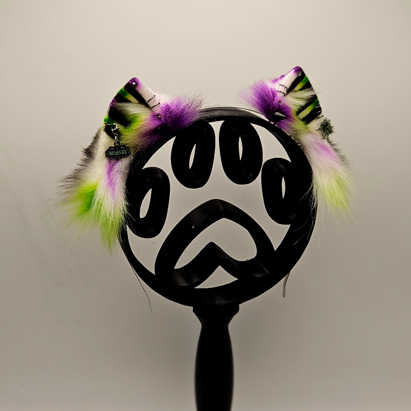 🐱🖤🪲 Beetlejuice XS Kitten Ears 🪲🖤🐱