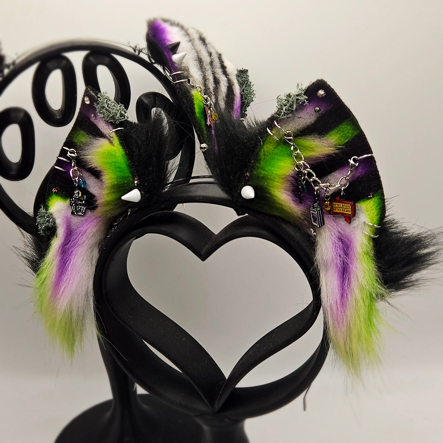 🪲🐾🖤Beetlejuice CrossFox Ears🖤🐾🪲