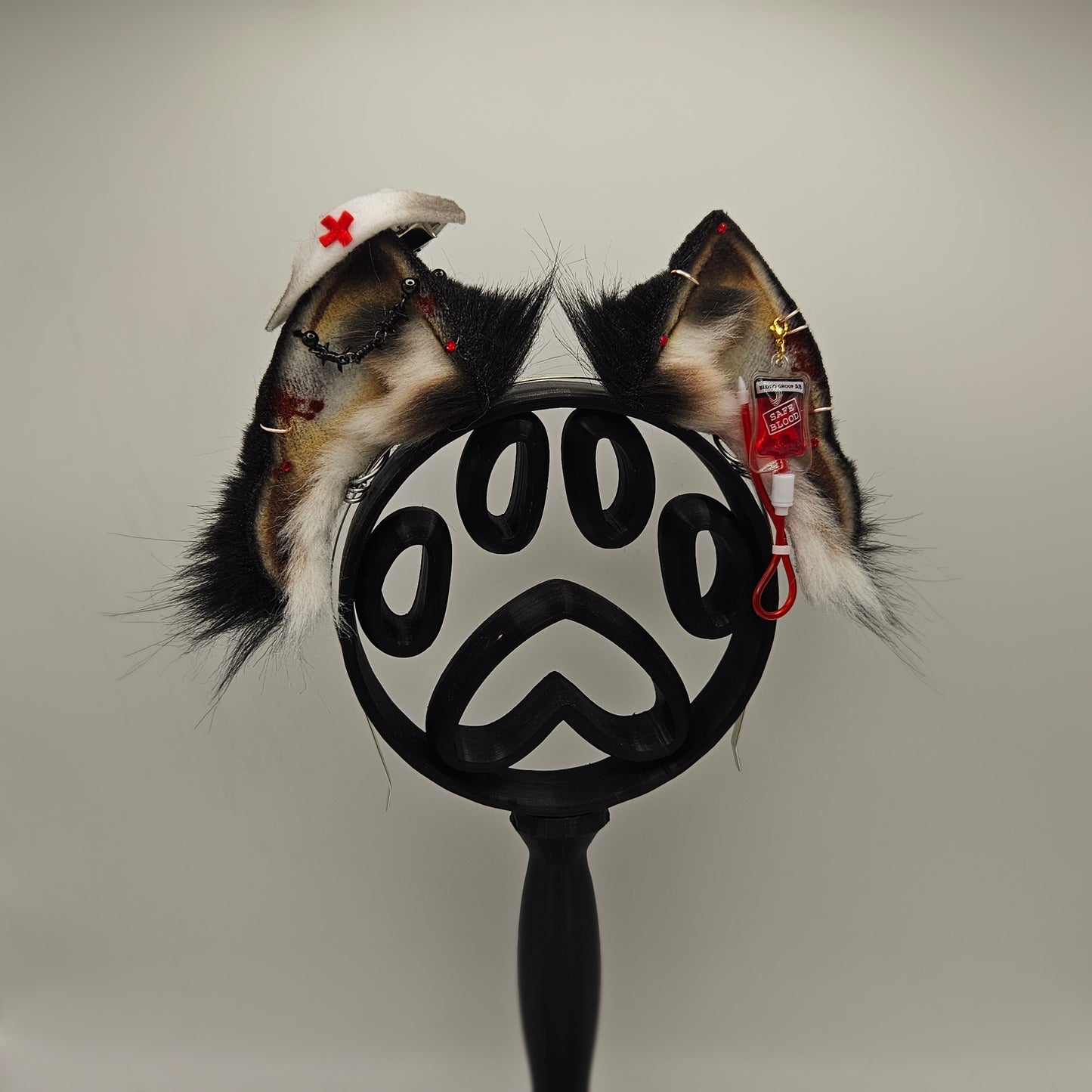 🔗🩸Kitten Silent Hill Nurse Ears🩸🔗