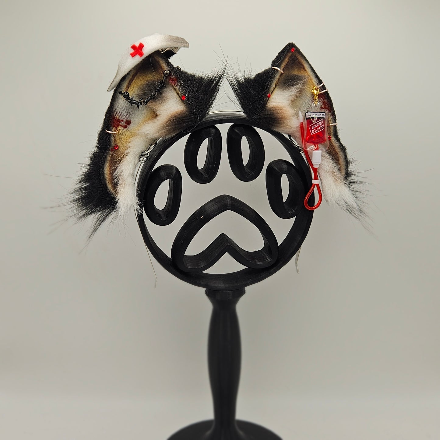 🔗🩸Kitten Silent Hill Nurse Ears🩸🔗