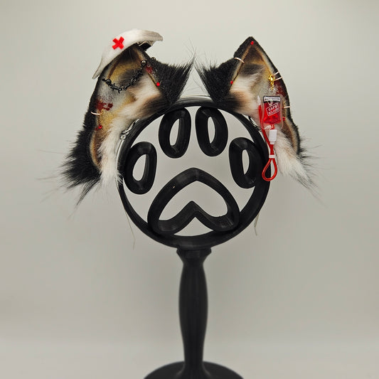 🔗🩸Kitten Silent Hill Nurse Ears🩸🔗
