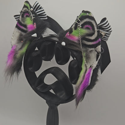 🖤💚💜 SpiralHex Canine Sm Ears 💜💚🖤