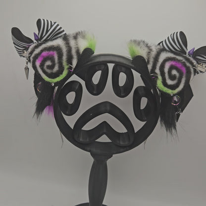 🖤💚💜 SpiralHex Puppy Ears 💜💚🖤