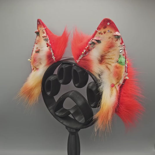 🖤🍄 FLY AGARIC FENNEC EARS: ENCHANTED FOREST DROP 🍄🖤