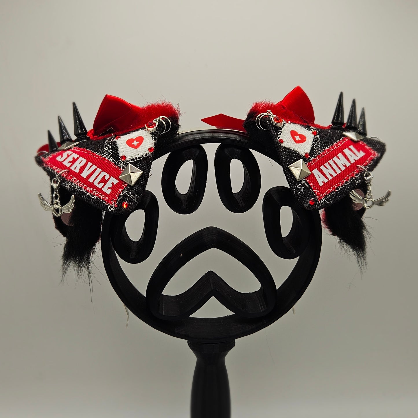 ❤️🏥“SERVICE ANIMAL” Battle Jacket Puppy Ears🏥❤️