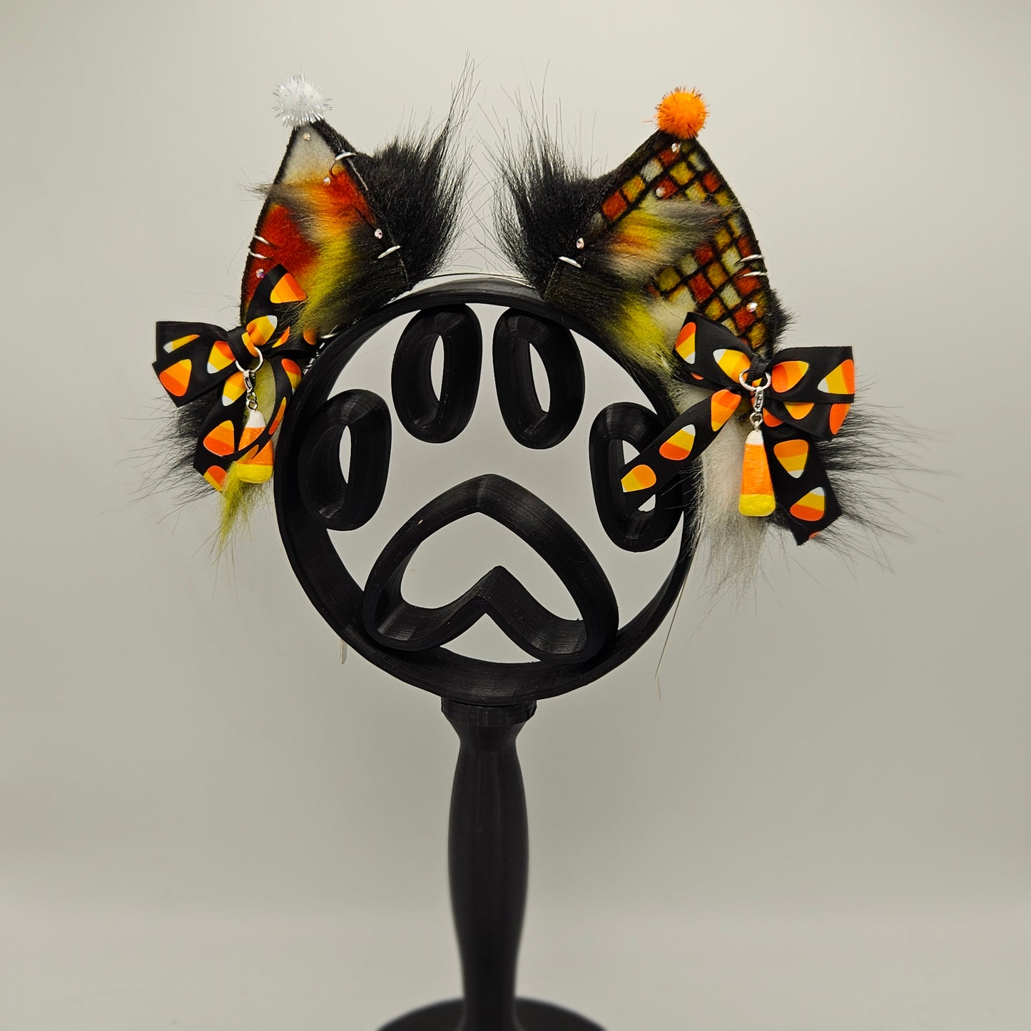 🍬 Candy Corn Clown Kitten Ears 🤡