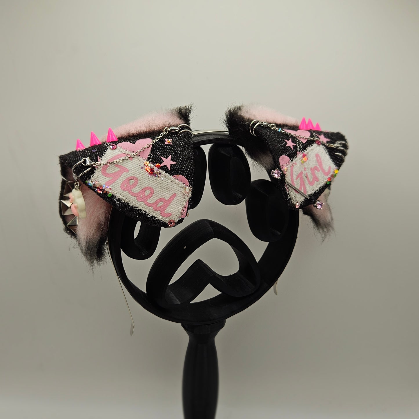 💗 “GOOD GIRL” Battle Jacket Puppy Ears 💗