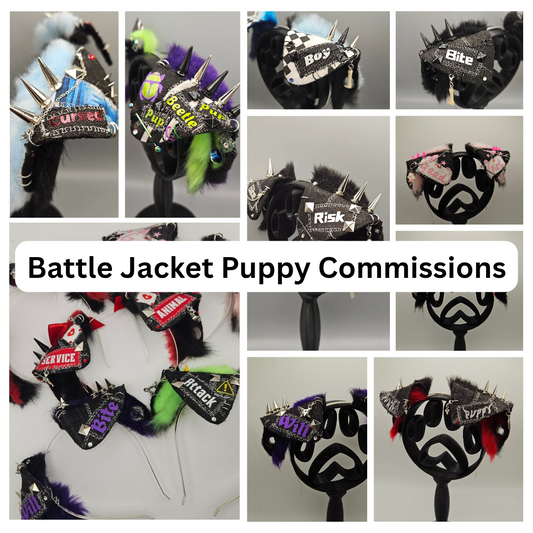 Commission Battle Jacket Puppy Ears (tax included in price)