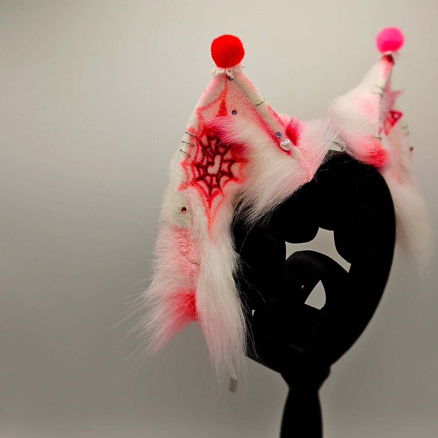 🩸🎪  Entangled in Your Love Clowncore Crossfox Ears 🎪🩸