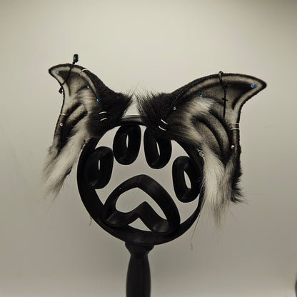 🦇🖤🌑 Monochrome Bat Ears 🌑🖤🦇