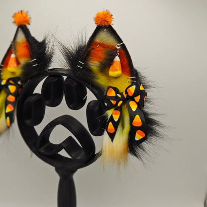 🍬 Candy Corn Clown Chow Chow Ears 🤡