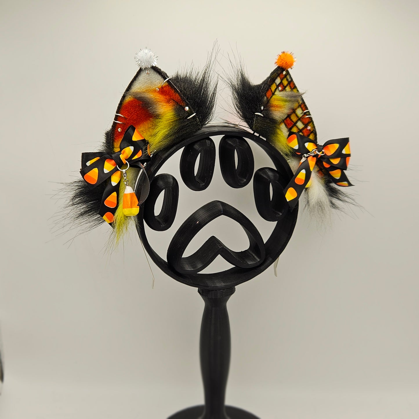 🍬 Candy Corn Clown Kitten Ears 🤡