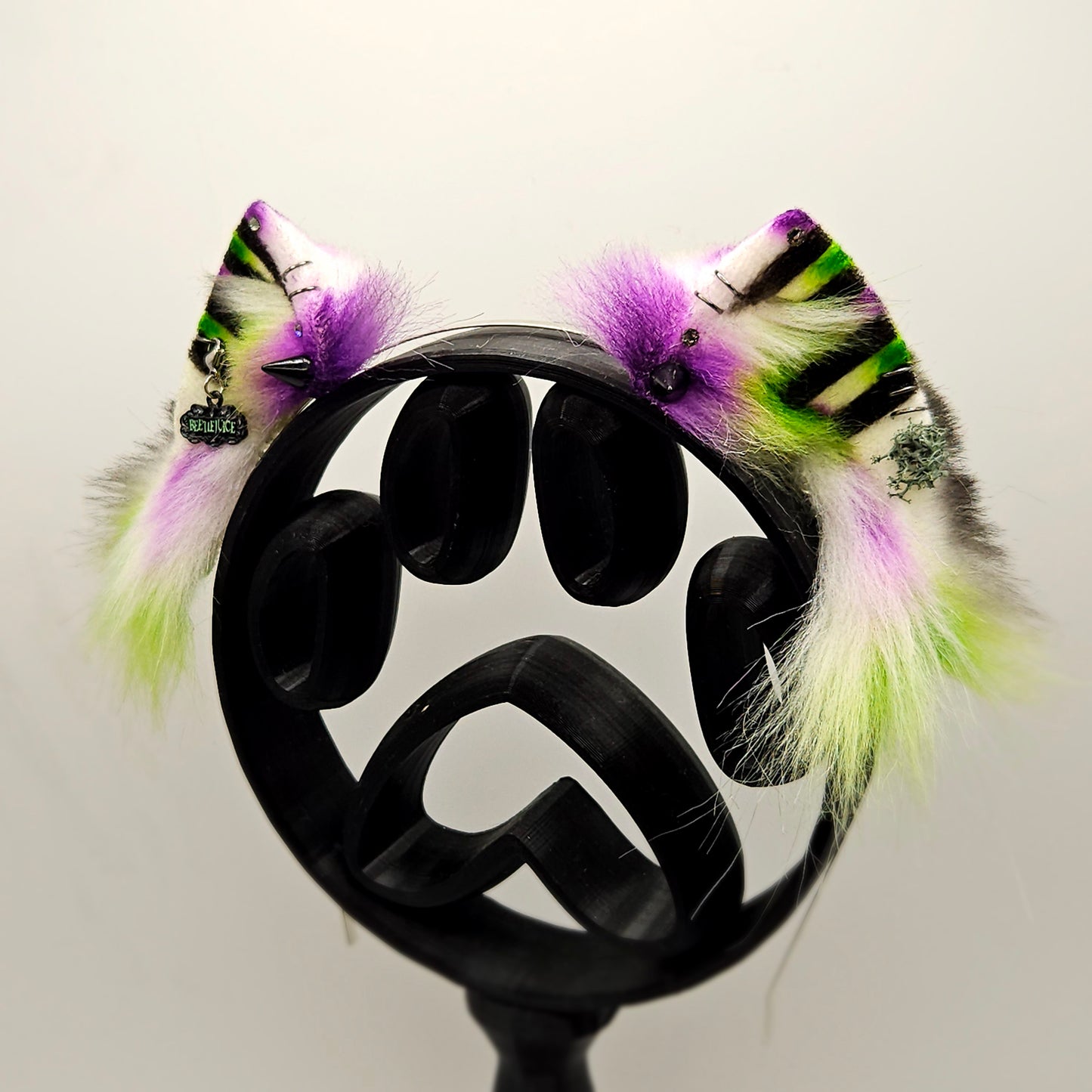 🐱🖤🪲 Beetlejuice XS Kitten Ears 🪲🖤🐱