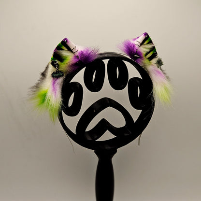 🐱🖤🪲 Beetlejuice XS Kitten Ears 🪲🖤🐱