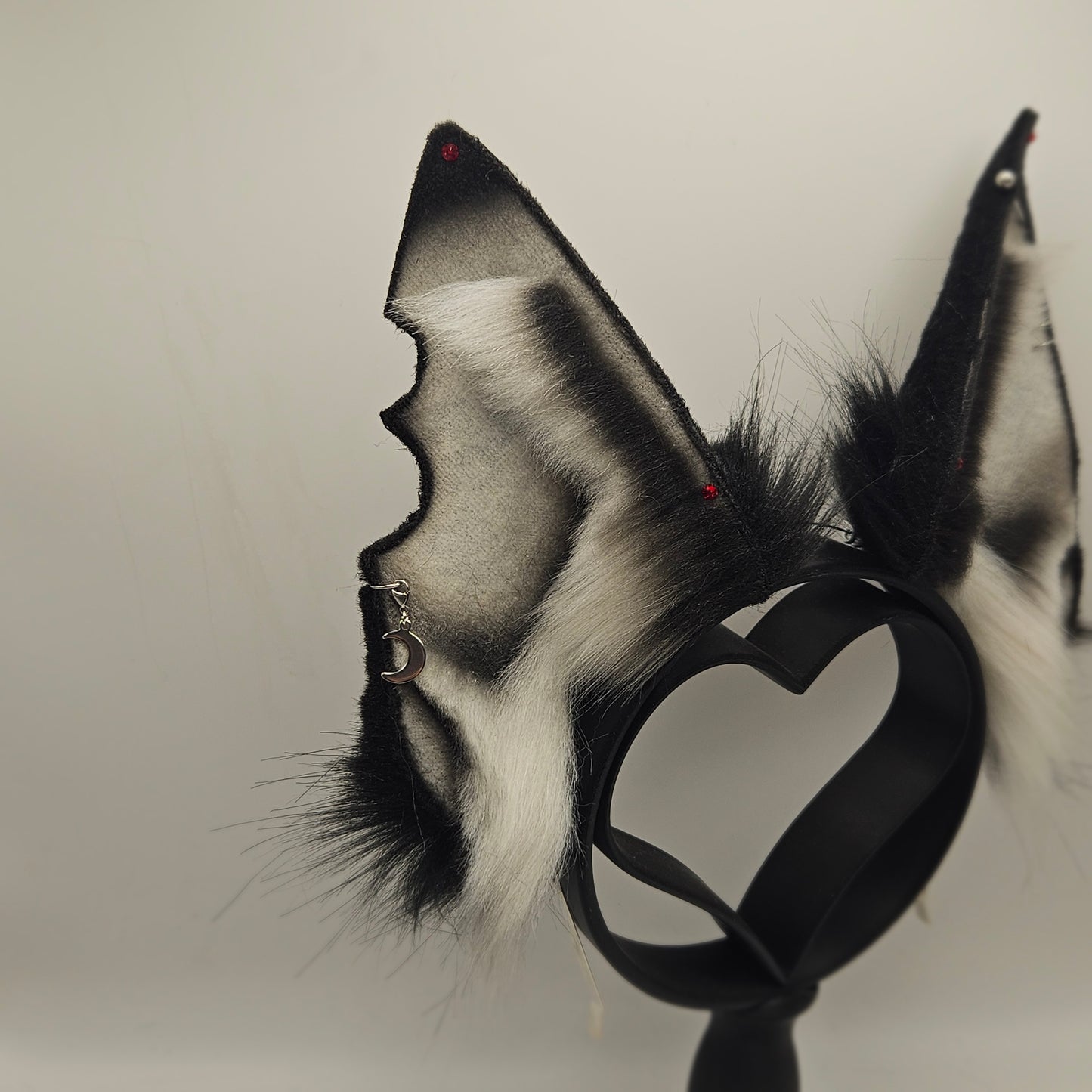 🐺🔥 Loona-Inspired Cosplay Ears (Silver Industrial Piercing)🔥🐺