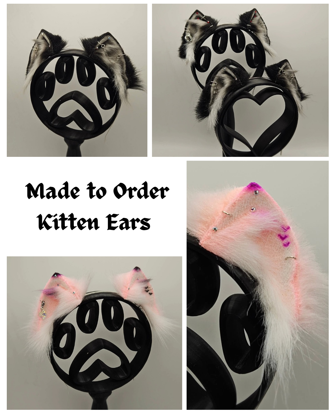 Made to Order - Kitten Ears (Read Description)
