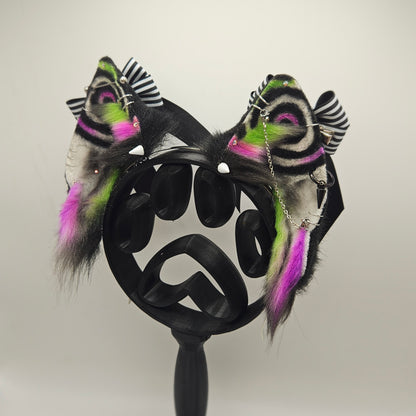 🖤💚💜 SpiralHex Canine Sm Ears 💜💚🖤