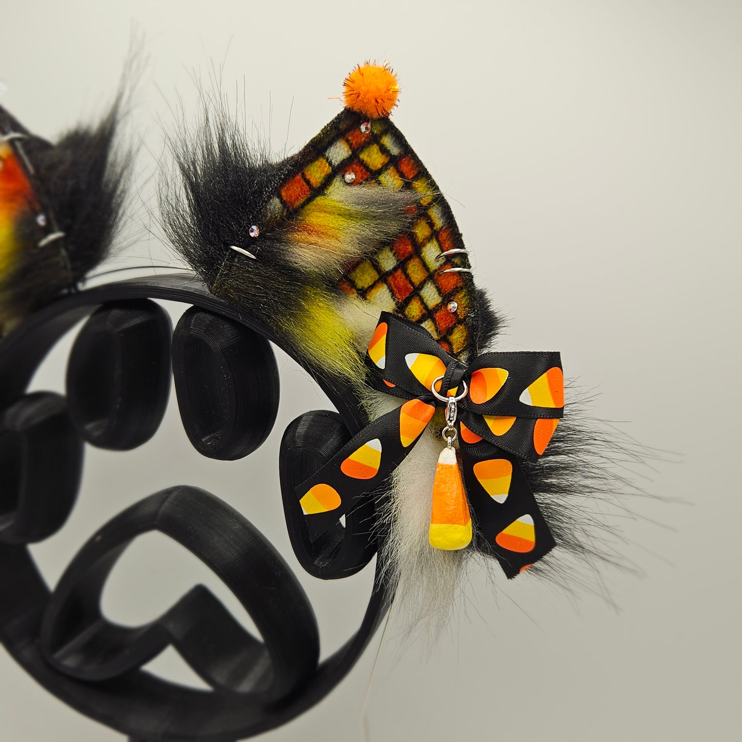 🍬 Candy Corn Clown Kitten Ears 🤡