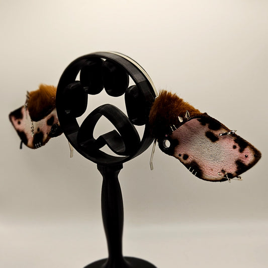 🐄🖤 Punk Chocolate Cow Ears