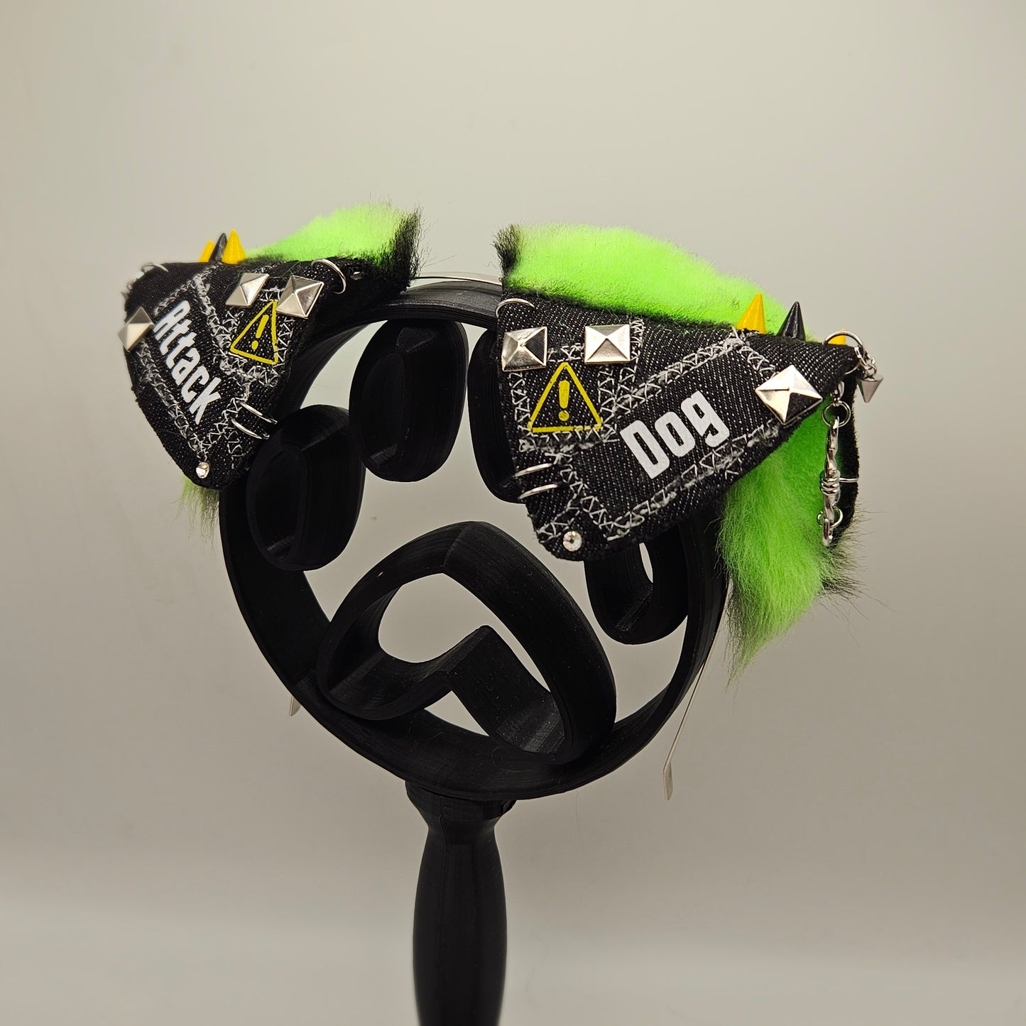 💚 “ATTACK DOG” Battle Jacket Puppy Ears 🖤