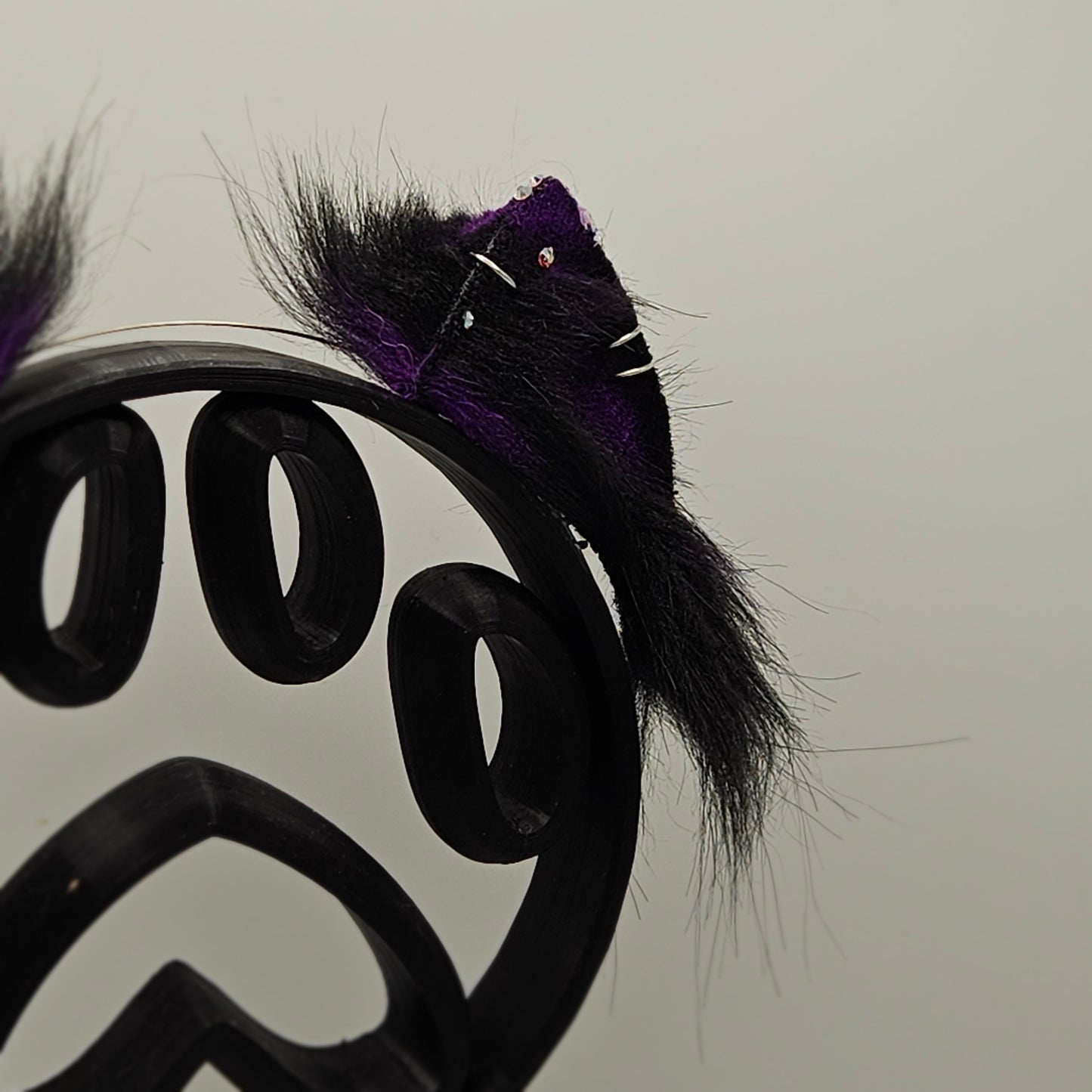 🖤 Spellbound Blackout XS Kitten Ears 🖤 (Bunny Charm.)