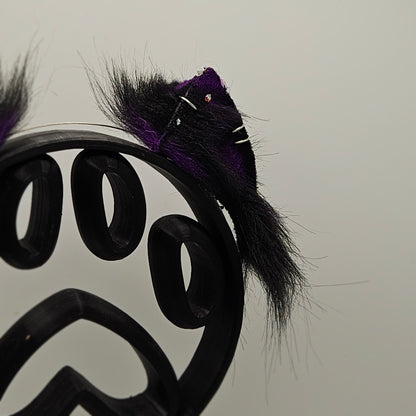 🖤 Spellbound Blackout XS Kitten Ears 🖤 (Bunny Charm.)