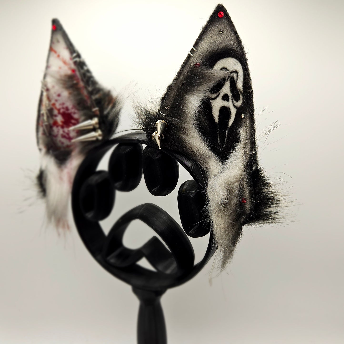 🐾🩸 Pointed Pup – Scream Themed Ears 🐾🩸