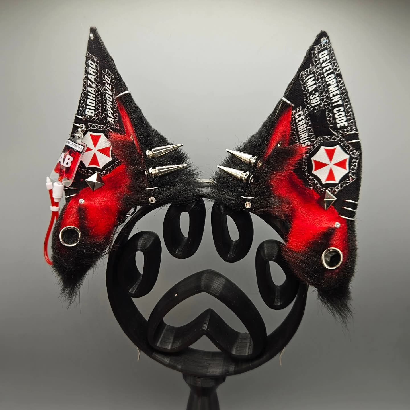 🖤🩸 Resident Evil Umbrella Corp: Biohazard Approved Shephard Ears 🩸🖤