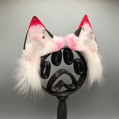 🪡❤️🤍🖤 Velmend Heart Fennec Ears 🖤🤍❤️🪡