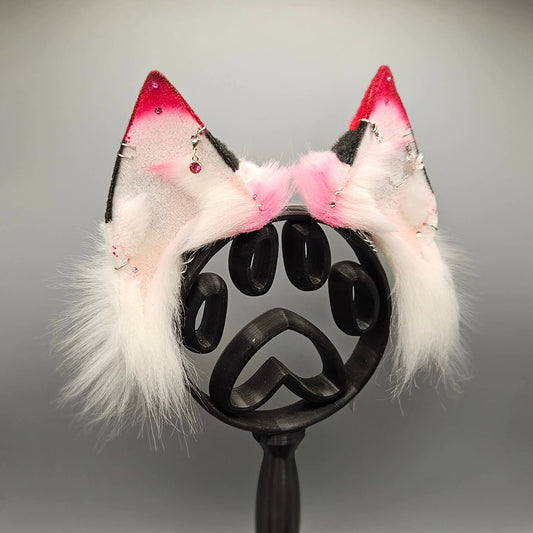 🪡❤️🤍🖤 Velmend Heart Fennec Ears 🖤🤍❤️🪡