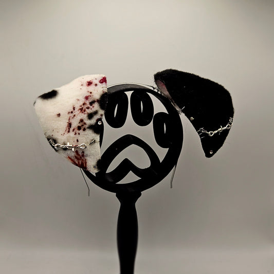 🐶🩸 Barbed Wire Dalmatian Pup Ears 🩸🐶