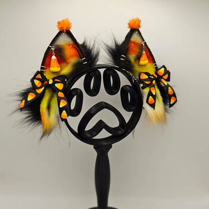 🍬 Candy Corn Clown Chow Chow Ears 🤡