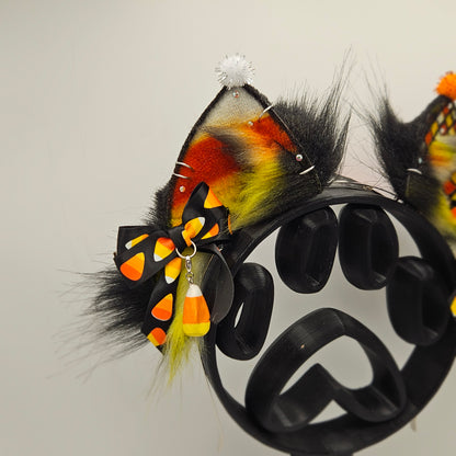 🍬 Candy Corn Clown Kitten Ears 🤡