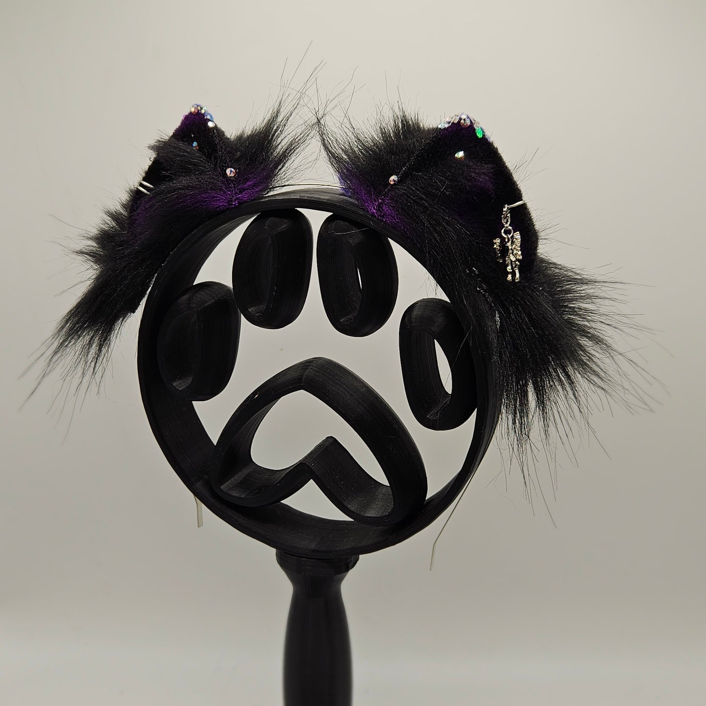 🖤 Spellbound Blackout XS Kitten Ears 🖤 (Bow Charm.)