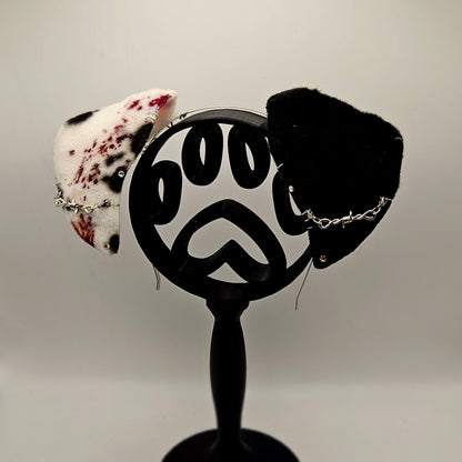 🐶🩸 Barbed Wire Dalmatian Pup Ears 🩸🐶
