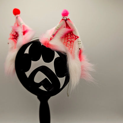 🩸🎪  Entangled in Your Love Clowncore Crossfox Ears 🎪🩸