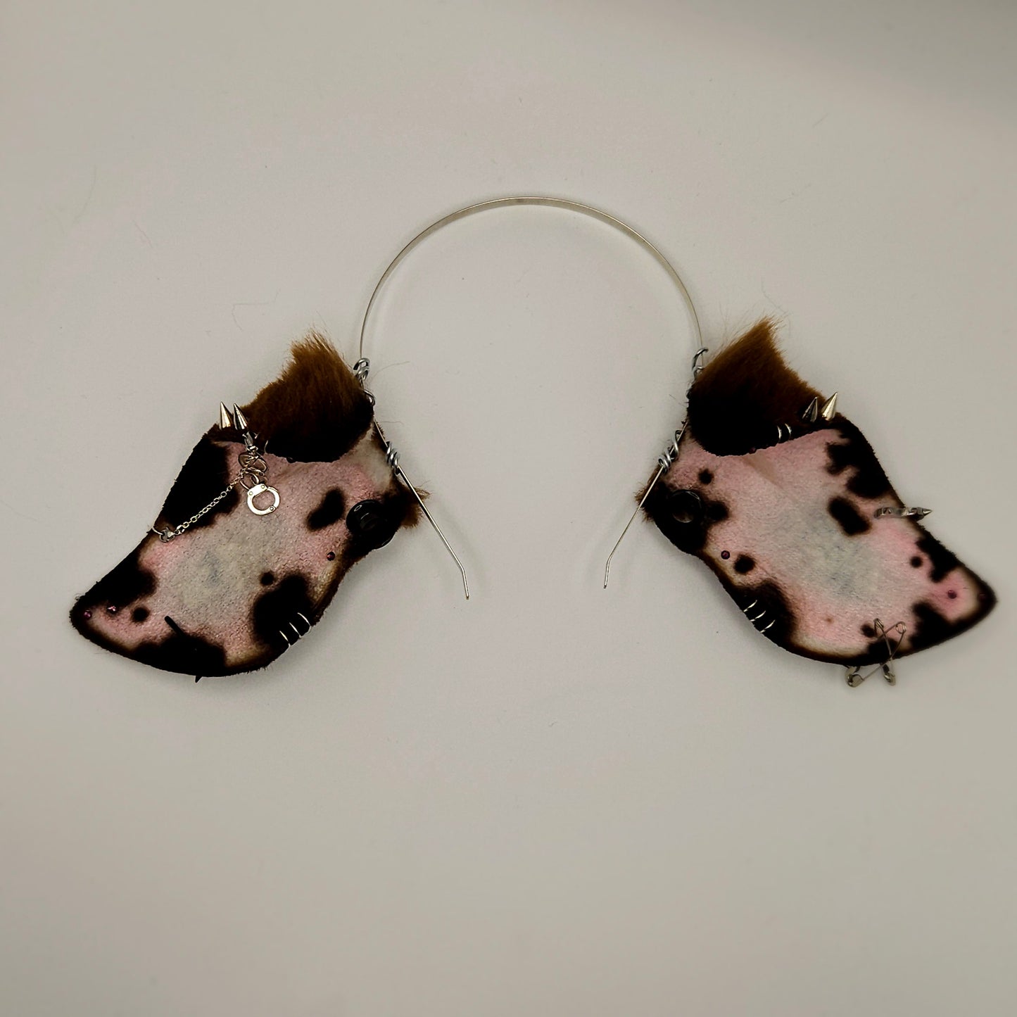 🐄🖤 Punk Chocolate Cow Ears