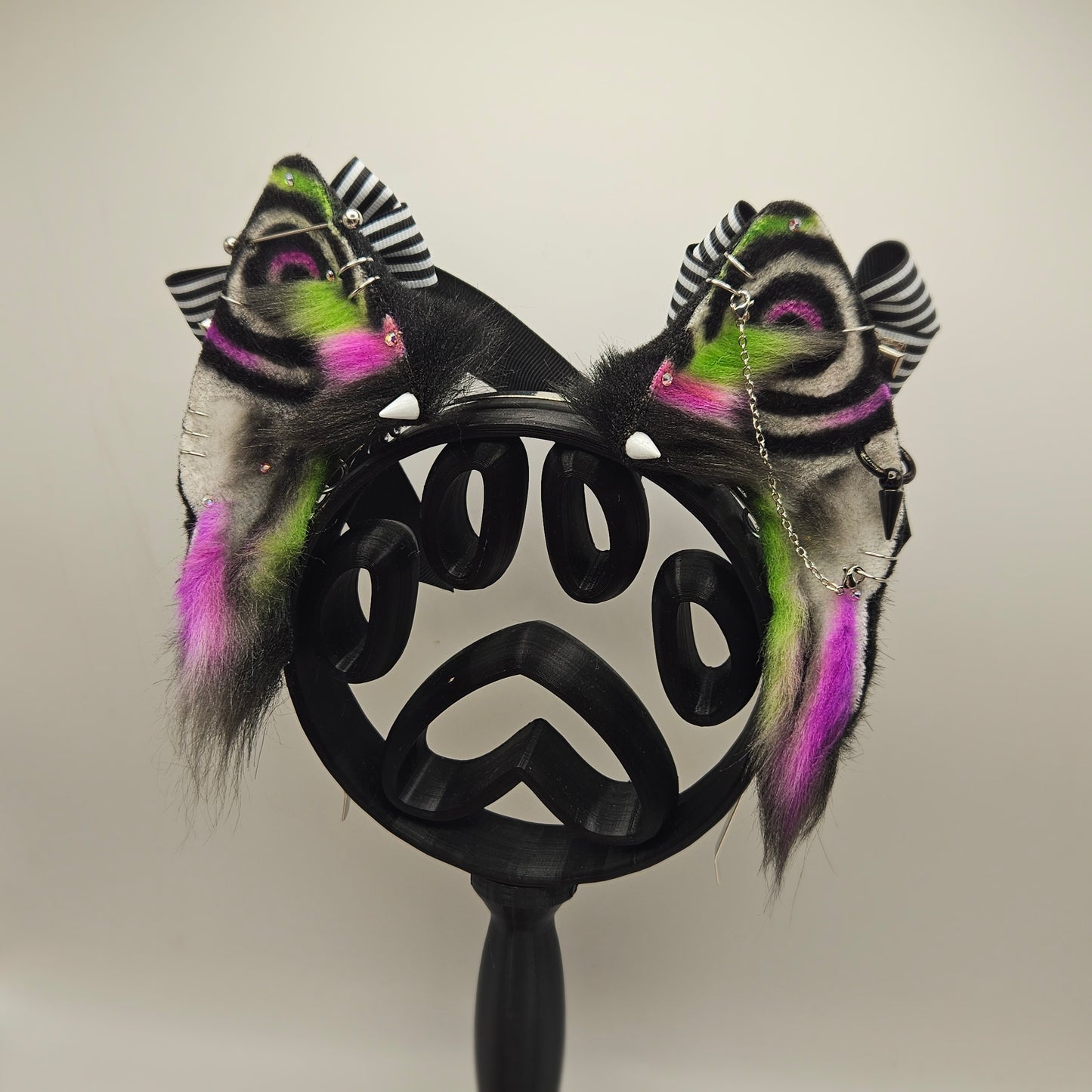 🖤💚💜 SpiralHex Canine Sm Ears 💜💚🖤