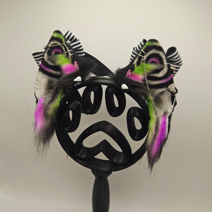 🖤💚💜 SpiralHex Canine Sm Ears 💜💚🖤