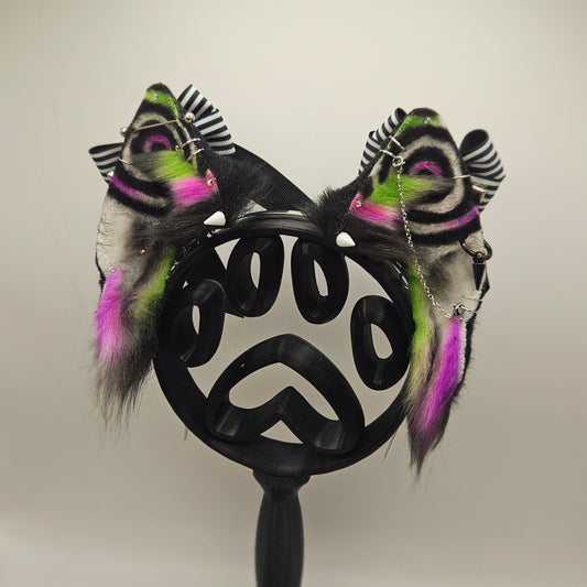 🖤💚💜 SpiralHex Canine Sm Ears 💜💚🖤