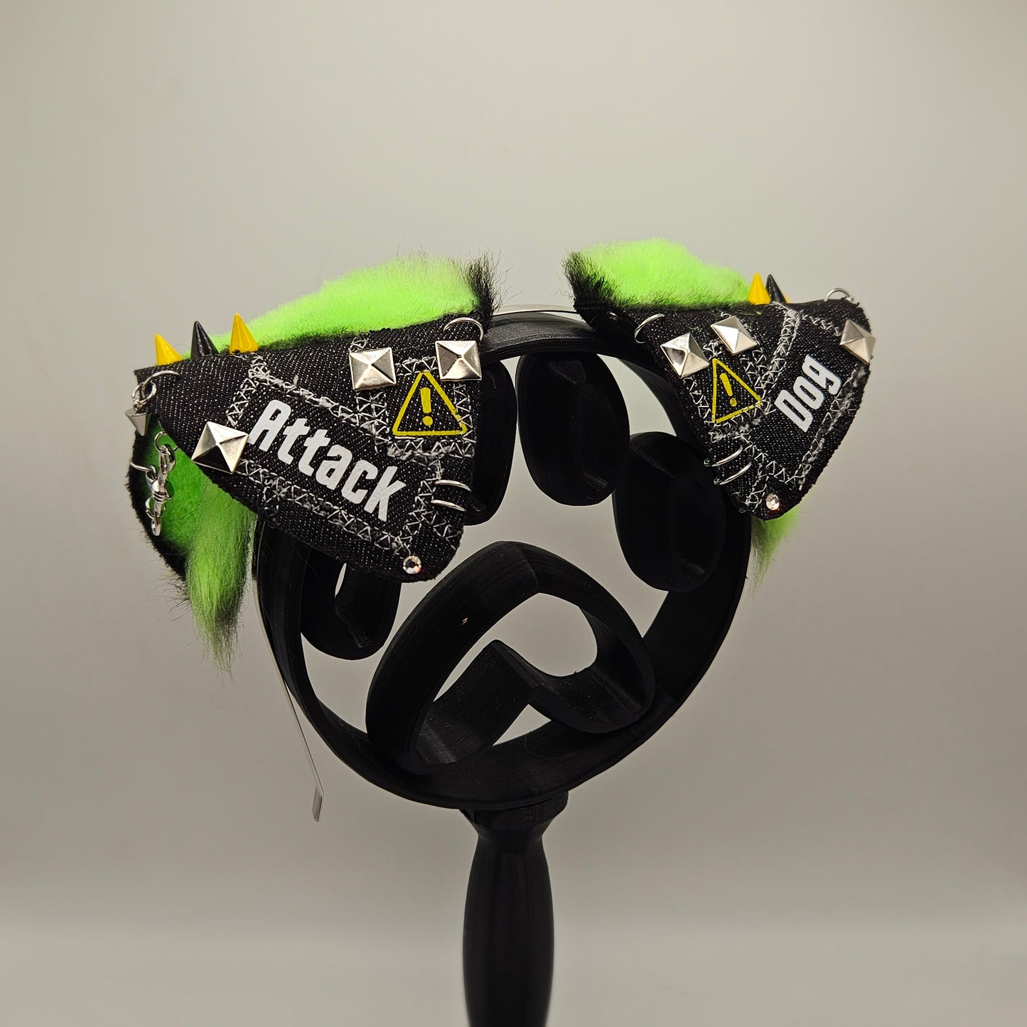 💚 “ATTACK DOG” Battle Jacket Puppy Ears 🖤