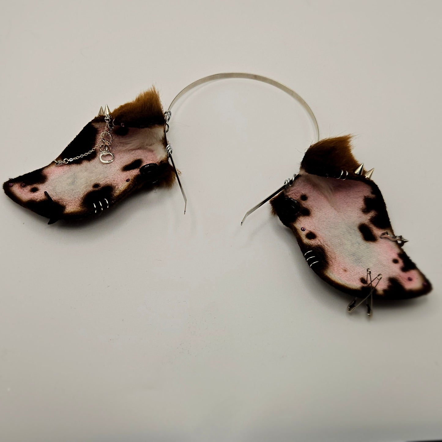 🐄🖤 Punk Chocolate Cow Ears