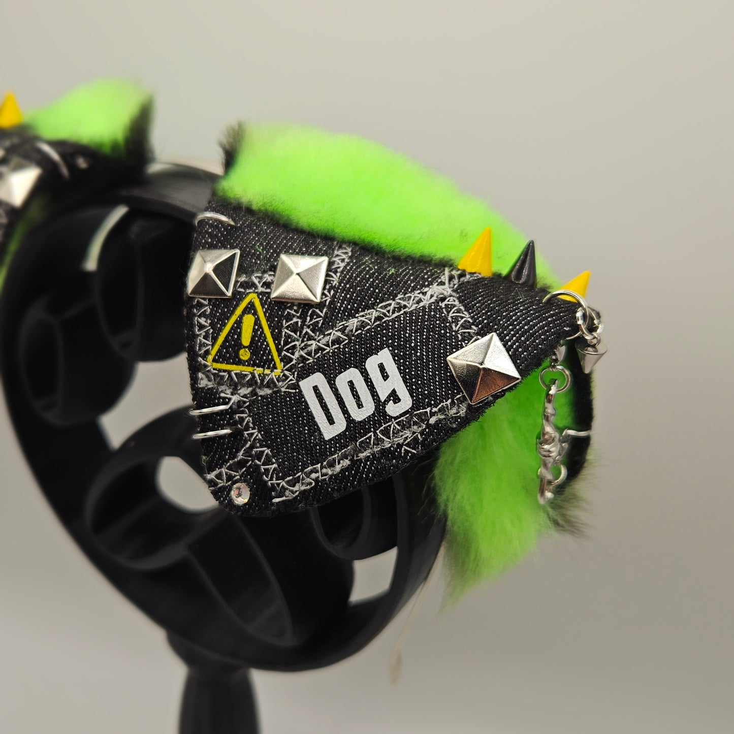 💚 “ATTACK DOG” Battle Jacket Puppy Ears 🖤