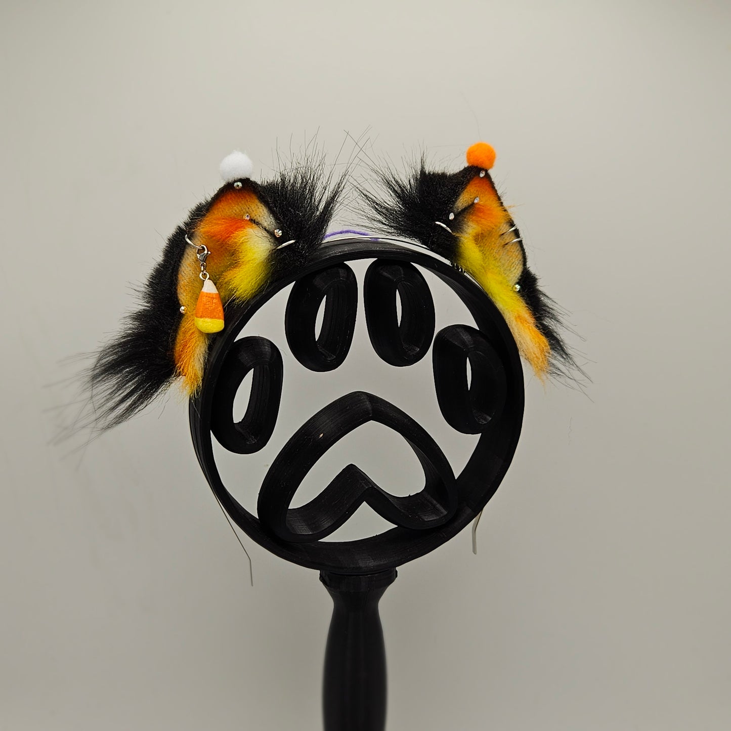 🍬 Candy Corn Clown XS Kitten Ears 🤡