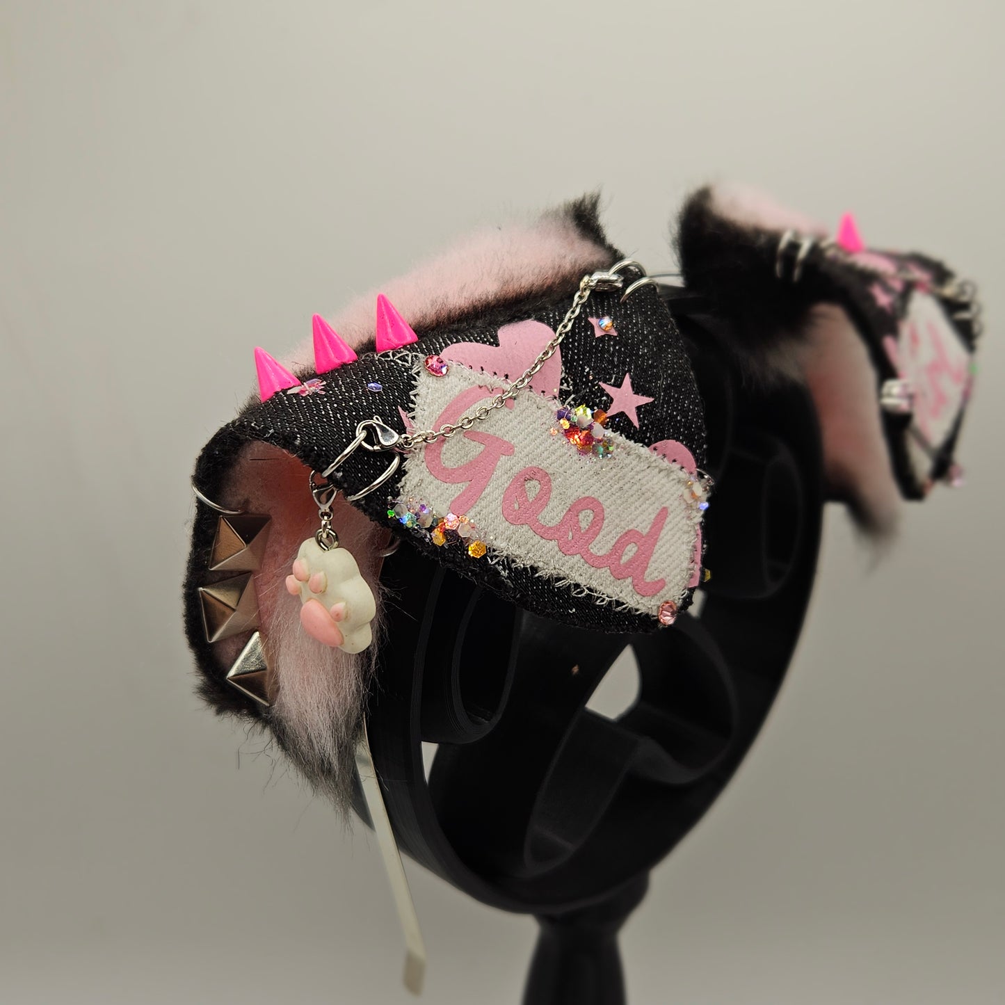 💗 “GOOD GIRL” Battle Jacket Puppy Ears 💗