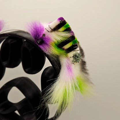 🐱🖤🪲 Beetlejuice XS Kitten Ears 🪲🖤🐱