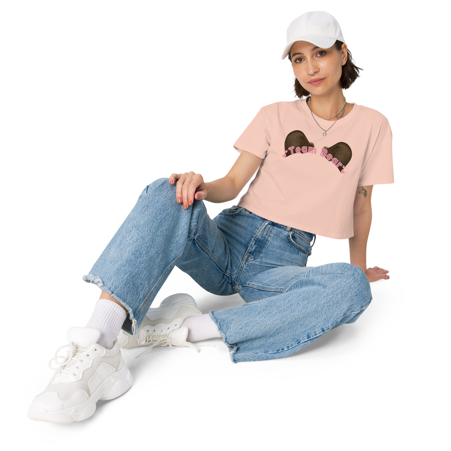 I Choose the bear Classic Crop Top